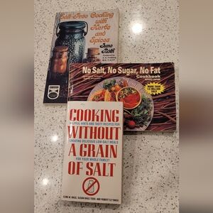 Cooking without salt & Herbs and Spices Book Set